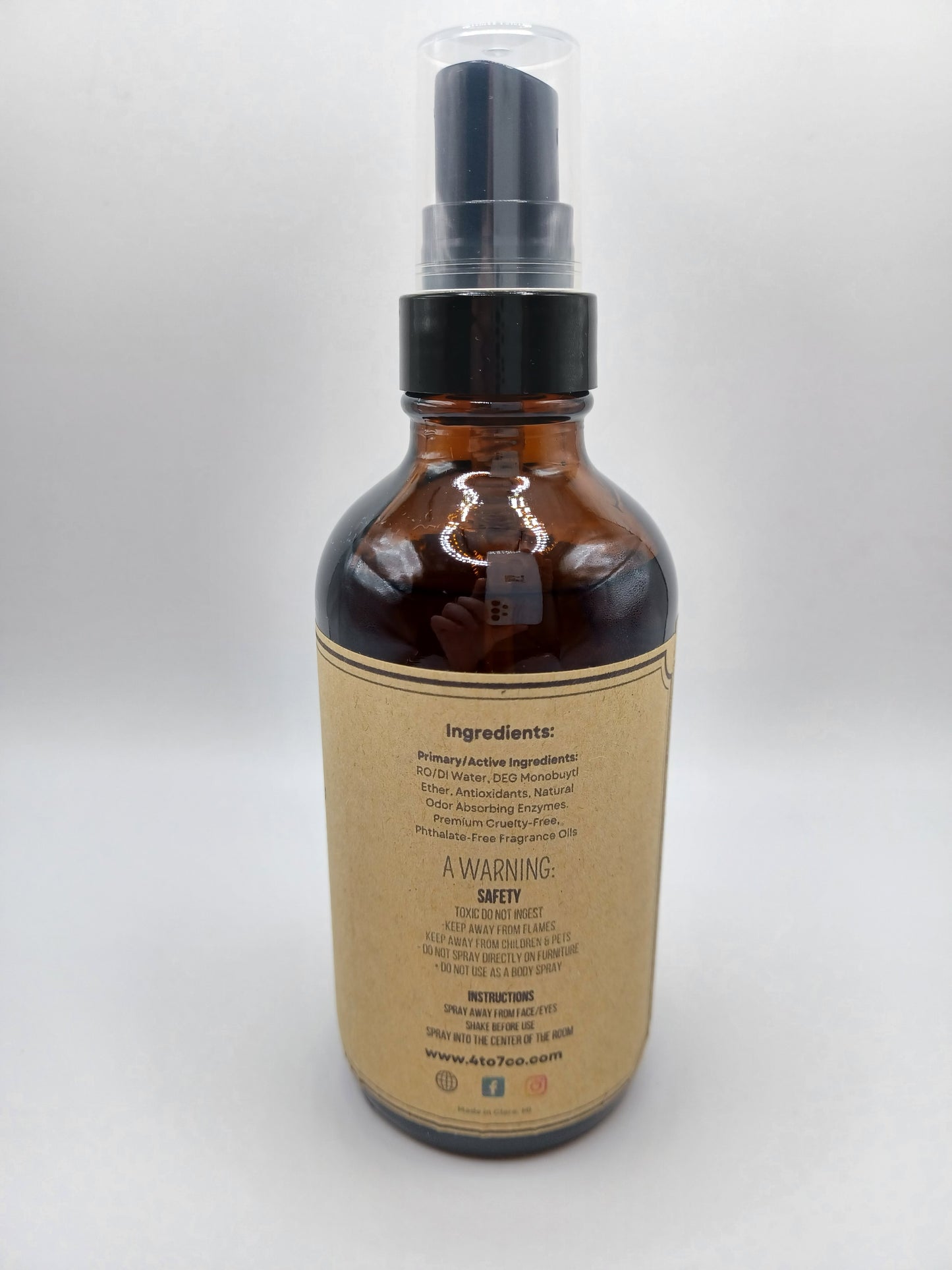 Sun-Kissed Peony Room Spray With Natural Odor Eliminators