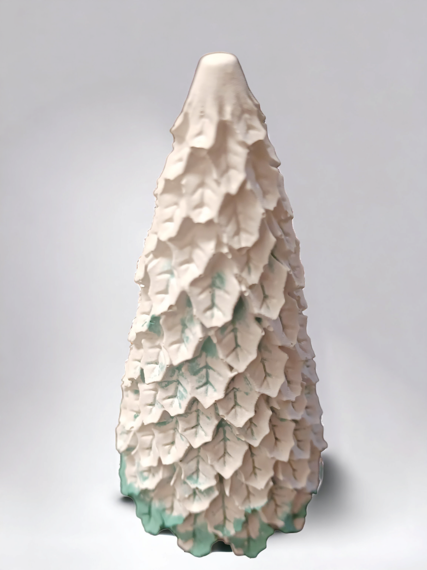 The "Holiday Pine" Handmade, Cement, Rustic Decorative Holiday Tree (Type C)