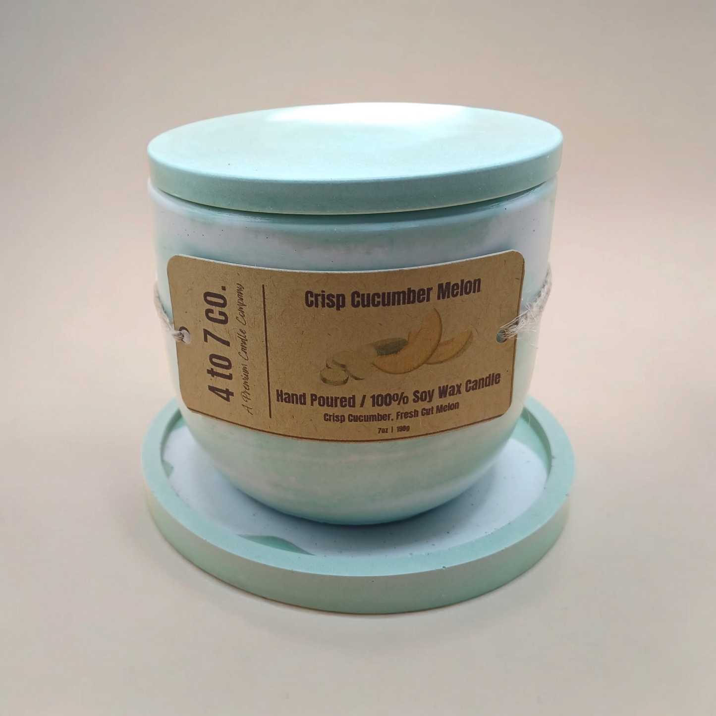 Crisp Cucumber Melon Soy Candle  Set