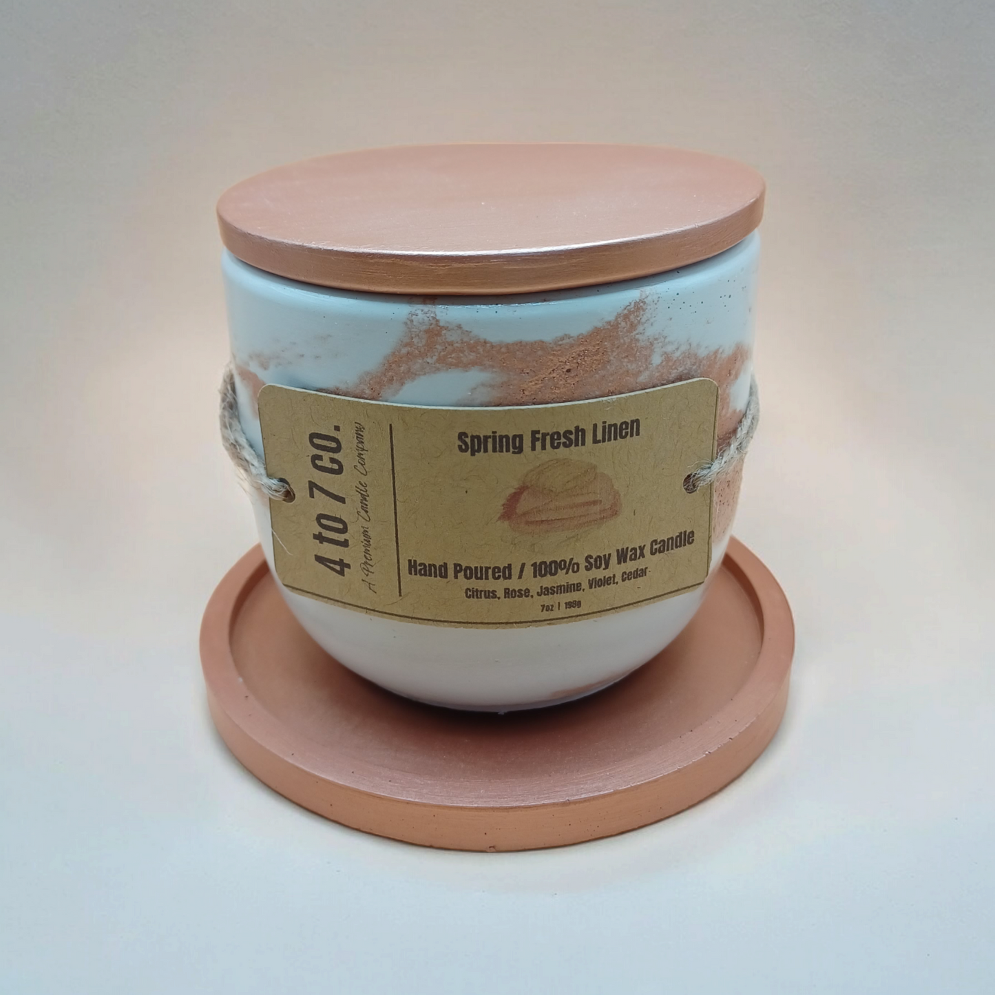 Spring Fresh Linen Soy Candle Set