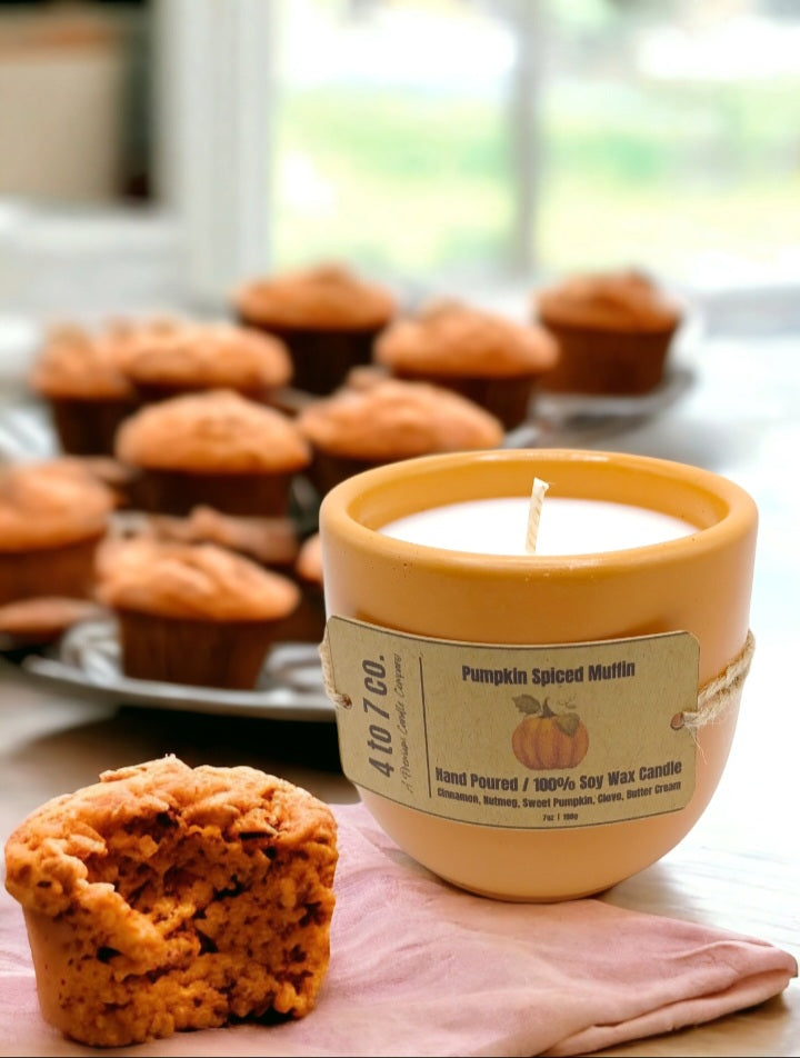 Pumpkin Spiced Muffin Soy Candle Set